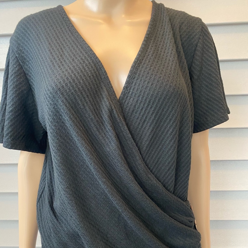 Waffle wrap casual shirt